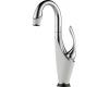 Brizo 64955LF-PCMW Vuelo Polished Chrome and Matte White Single Handle Bar/Prep Faucet with Smarttouch Technology