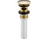 Brizo RP52487BB Modern Brilliance Brass Push Button Pop-Up with Overflow