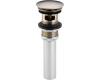 Brizo RP52487BN Modern Brushed Nickel Push Button Pop-Up with Overflow