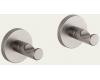 Brizo 6948356-BN Modern Brushed Nickel Double Robe Hook