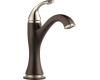 Brizo 65985LF-PNCO Charlotte Cocoa Bronze and Polished Nickel Single Handle Lavatory with Smarttouchplus