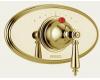 Brizo T66460-BB Total Escape Brilliance Brass Metal Lever Thermostatic Valve Trim