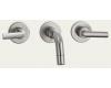 Brizo 6516728-BN Trevi Lever Brushed Nickel Wall Mount Bath Faucet