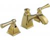 Brizo 65340LF-BB Vesi Curve Brilliance Brass Widespread Lavatory Faucet