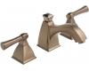 Brizo 65340LF-BZ Vesi Curve Brilliance Brushed Bronze Widespread Lavatory Faucet