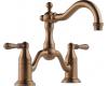 Brizo 65536LF-BZ Tresa Brilliance Brushed Bronze Widespread Bridge Lavatory Faucet with Lever Handles