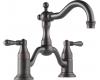 Brizo 65536LF-RB Tresa Venetian Bronze Widespread Bridge Lavatory Faucet with Lever Handles