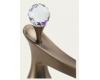 Brizo RP47958BZ RSVP Brilliance Brushed Bronze Crystal Finial - Lavatory