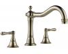 Brizo T67336-PN Tresa Brilliance Polishe Nickel 3-Hole Roman Tub Faucet Trim