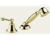 Brizo 6016-BBLHP Providence Belle Brilliance Brass Roman Tub Faucet with Hand-Held Shower