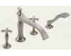 Brizo 67795-BN RSVP Brushed Nickel Roman Tub Faucet with Hand Shower