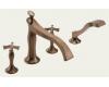 Brizo 67795-BZ RSVP Brilliance Brushed Bronze Roman Tub Faucet with Hand Shower