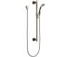 Brizo 85785-PNCO Charlotte Cocoa Bronze and Polished Nickel Handshower With Slidebar