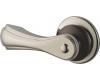 Brizo 696085-PNCO Charlotte Cocoa Bronze and Polished Nickel Front Mount Tank Lever