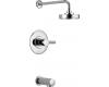 Brizo T60P420-PC Loki Chrome Pressure Balance Tub and Shower Trim