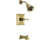 Brizo T60P440-BB Vesi Channel Brilliance Brass Pressure Balance Tub and Shower Trim