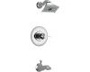 Brizo T60P490-PC RSVP Chrome Pressure Balance Tub and Shower Trim