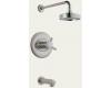 Brizo T60420-BN Modern Brushed Nickel Thermostatic Tub & Shower Trim