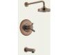 Brizo T60420-BZ Modern Brilliance Brushed Bronze Thermostatic Tub & Shower Trim