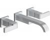 Brizo 65880LF-PC Siderna Chrome Two Handle Wall-Mount Lavatory Faucet