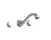 Brizo 65885LF-PCLHP Charlotte Chrome Two Handle Wall-Mount Lavatory Faucet - Less Handles