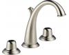 Brizo 6520LF-BNLHP Providence Classic Brilliance Brushed Nickel Two Handle Widespread Lavatory Faucet - Less Handles