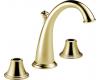 Brizo 6526LF-BBLHP Providence Belle Brilliance Brass Two Handle Widespread Lavatory Faucet - Less Handles