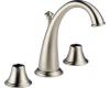 Brizo 6526LF-BNLHP Providence Belle Brilliance Brushed Nickel Two Handle Widespread Lavatory Faucet - Less Handles