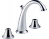 Brizo 6526LF-PCLHP Providence Belle Chrome Two Handle Widespread Lavatory Faucet - Less Handles