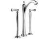 Brizo 65485LF-PCLHP Charlotte Chrome Two Handle Widespread Vessel Lavatory Faucet - Less Handles