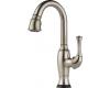 Brizo 64903LF-SS Talo Brilliance Stainless Single Handle Pull-Down Bar/Prep Faucet