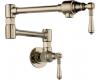 Brizo 62810LF-PN Potfillers Brilliance Polished Nickel Traditional Pot Filler - Wall Mount