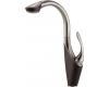 Brizo 63255LF-SSCO Vuelo Cocoa Bronze/Stainless Steel Single Handle Hi-Arch Pull-Out Kitchen Faucet