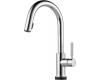 Brizo 64020LF-PC Solna Chrome Single Handle Single Hole Pull-Down Kitchen Faucet with Smarttouch
