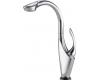 Brizo 64255LF-PC Vuelo Chrome Single Handle Hi-Arch Pull-Out Kitchen Faucet with Smarttouch Technology
