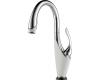 Brizo 64355LF-PCMW Vuelo Polished Chrome and Matte White Single Handle Pull-Down Kitchen Faucet with Smarttouch Technology