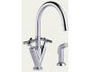 Brizo Trevi Cross 6216046-PC Chrome Two Handle Kitchen with Spray