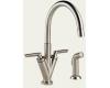 Brizo Trevi Lever 6216048-BN Brushed Nickel Two Handle Kitchen Faucet