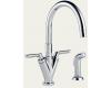 Brizo Trevi Lever 6216048-PC Chrome Two Handle Kitchen Faucet