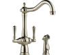 Brizo 62136LF-PN Tresa Brilliance Polished Nickel Two Handle Kitchen Faucet With Spray