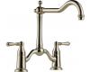 Brizo 62436LF-PN Tresa Brilliance Polished Nickel Two Handle Bridge Kitchen Faucet