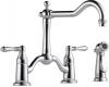 Brizo 62536LF-PC Tresa Chrome Two Handle Kitchen Bridge Faucet with Spray