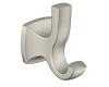 Moen YB5103BN Voss Brushed Nickel Double Robe Hook