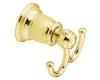 Moen YB5403PB Kingsley Polished Brass Double Robe Hook