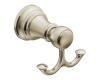 Moen YB8403NL Weymouth Nickel Double Robe Hook