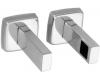 Moen P1700 Stainless Steel 3/4" Towel Bar Posts (Pair)