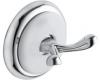 Creative Specialties by Moen Boutique DN4703WCH Chrome/White Double Robe Hook