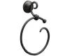 Moen DN4986BK Sienna Black Towel Ring