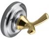 Creative Specialties by Moen Madison DN6903CB Chrome/Polished Brass Double Robe Hook