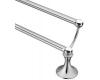 Moen DN7722CH Lounge Chrome 24" Double Towel Bar